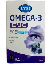  OMEGA 3 с экстрактом черники 64 шт